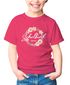 Kinder Mädchen T-Shirt Schulanfang 2025 Schulkind personalisiert Jahreszahl Jahr Blumenkranz SpecialMe®preview