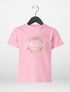 Kinder Mädchen T-Shirt Schulanfang 2025 Schulkind personalisiert Jahreszahl Jahr Blumenkranz SpecialMe®preview