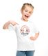 Kinder Mädchen T-Shirt Schulanfang 2025 Schulkind personalisiert Wunschname Regenbogen Blumen SpecialMe®preview