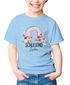 Kinder Mädchen T-Shirt Schulanfang 2025 Schulkind personalisiert Wunschname Regenbogen Blumen SpecialMe®preview