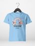 Kinder Mädchen T-Shirt Schulanfang 2025 Schulkind personalisiert Wunschname Regenbogen Blumen SpecialMe®preview