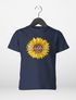 Kinder Mädchen T-Shirt Schulanfang 2025 Sonnenblume Schulkind Wunschname Geschenkidee 1. Schultag SpecialMe®preview