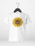 Kinder Mädchen T-Shirt Schulanfang 2025 Sonnenblume Schulkind Wunschname Geschenkidee 1. Schultag SpecialMe®preview