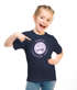Kinder Mädchen T-Shirt Schulanfang 2026 mit Name Jahreszahl Smile Gesicht Icon personalisiert Schulkind Geschenkidee Erste Klasse SpecialMe®preview