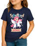 Kinder Mädchen T-Shirt Schulanfang 2026 mit Name personalisiert Pegasus Design Geschenk für Märchen und Pferdefans Einschulunsgeschenk SpecialMe®preview