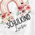 Kinder Mädchen T-Shirt Schulanfang 2026 Schulkind personalisiert Wunschname Regenbogen Blumen SpecialMe®preview