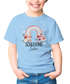 Kinder Mädchen T-Shirt Schulanfang 2026 Schulkind personalisiert Wunschname Regenbogen Blumen SpecialMe®preview