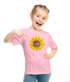 Kinder Mädchen T-Shirt Schulanfang 2026 Sonnenblume Schulkind Wunschname Geschenkidee 1. Schultag SpecialMe®preview