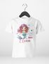 Kinder Mädchen T-Shirt Schulanfang Meerjungfrau Schulkind personalisiert Wunschname Geschenk Einschulung 2025 SpecialMe®preview