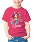 Kinder Mädchen T-Shirt Schulanfang Meerjungfrau Schulkind personalisiert Wunschname Geschenk Einschulung 2025 SpecialMe®preview