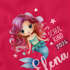 Kinder Mädchen T-Shirt Schulanfang Meerjungfrau Schulkind {variation3} Jahreszahl personalisiert Wunschname Geschenk Einschulung SpecialMe®preview
