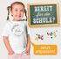 Kinder Mädchen T-Shirt Schulanfang mit Name Jahreszahl personalisiert Blumen Print Aufdruck Schulkind 2025 SpecialMe®preview