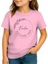 Kinder Mädchen T-Shirt Schulanfang mit Name Jahreszahl personalisiert Blumen Print Aufdruck Schulkind 2025 SpecialMe®preview