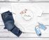 Kinder Mädchen T-Shirt Schulanfang mit Name Jahreszahl personalisiert Blumen Print Aufdruck Schulkind 2025 SpecialMe®preview