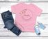 Kinder Mädchen T-Shirt Schulanfang mit Name Jahreszahl personalisiert Blumen Print Aufdruck Schulkind 2025 SpecialMe®preview