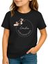 Kinder Mädchen T-Shirt Schulanfang mit Name Jahreszahl personalisiert Blumen Print Aufdruck Schulkind 2025 SpecialMe®preview