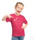 Kinder Mädchen T-Shirt Schulanfang mit Name Jahreszahl personalisiert Blumen Print Aufdruck Schulkind 2025 SpecialMe®preview