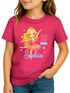 Kinder Mädchen T-Shirt Schulanfang mit Name Jahreszahl personalisiert Fee, Balett Tänzerin Prinzessin Schriftzug Schulkind 2025 SpecialMe®preview
