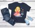 Kinder Mädchen T-Shirt Schulanfang mit Name Jahreszahl personalisiert Fee, Balett Tänzerin Prinzessin Schriftzug Schulkind 2025 SpecialMe®preview