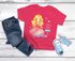 Kinder Mädchen T-Shirt Schulanfang mit Name Jahreszahl personalisiert Fee, Balett Tänzerin Prinzessin Schriftzug Schulkind 2025 SpecialMe®preview