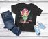 Kinder Mädchen T-Shirt Schulanfang mit Name Jahreszahl personalisiert Fee, Balett Tänzerin Prinzessin Schriftzug Schulkind 2025 SpecialMe®preview