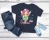 Kinder Mädchen T-Shirt Schulanfang mit Name Jahreszahl personalisiert Fee, Balett Tänzerin Prinzessin Schriftzug Schulkind 2025 SpecialMe®preview