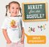 Kinder Mädchen T-Shirt Schulanfang mit Name Jahreszahl personalisiert Fee, Balett Tänzerin Prinzessin Schriftzug Schulkind 2025 SpecialMe®preview
