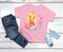 Kinder Mädchen T-Shirt Schulanfang mit Name Jahreszahl personalisiert Fee, Balett Tänzerin Prinzessin Schriftzug Schulkind 2025 SpecialMe®preview
