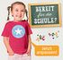 Kinder Mädchen T-Shirt Schulanfang mit Name personalisiert Schulkind 2025 Schriftzug mit Stern und Wunschname SpecialMe®preview