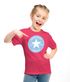 Kinder Mädchen T-Shirt Schulanfang mit Name personalisiert Schulkind 2025 Schriftzug mit Stern und Wunschname SpecialMe®preview
