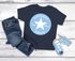 Kinder Mädchen T-Shirt Schulanfang mit Name personalisiert Schulkind 2025 Schriftzug mit Stern und Wunschname SpecialMe®preview