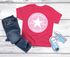 Kinder Mädchen T-Shirt Schulanfang mit Name personalisiert Schulkind 2025 Schriftzug mit Stern und Wunschname SpecialMe®preview