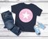 Kinder Mädchen T-Shirt Schulanfang mit Name personalisiert Schulkind 2025 Schriftzug mit Stern und Wunschname SpecialMe®preview