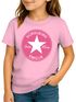 Kinder Mädchen T-Shirt Schulanfang mit Name personalisiert Schulkind 2025 Schriftzug mit Stern und Wunschname SpecialMe®preview