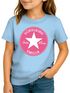 Kinder Mädchen T-Shirt Schulanfang mit Name personalisiert Schulkind 2025 Schriftzug mit Stern und Wunschname SpecialMe®preview