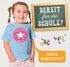Kinder Mädchen T-Shirt Schulanfang mit Name personalisiert Schulkind 2025 Schriftzug mit Stern und Wunschname SpecialMe®preview