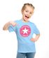 Kinder Mädchen T-Shirt Schulanfang mit Name personalisiert Schulkind 2025 Schriftzug mit Stern und Wunschname SpecialMe®preview