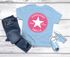 Kinder Mädchen T-Shirt Schulanfang mit Name personalisiert Schulkind 2025 Schriftzug mit Stern und Wunschname SpecialMe®preview