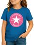 Kinder Mädchen T-Shirt Schulanfang mit Name personalisiert Schulkind 2025 Schriftzug mit Stern und Wunschname SpecialMe®preview
