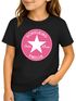 Kinder Mädchen T-Shirt Schulanfang mit Name personalisiert Schulkind 2025 Schriftzug mit Stern und Wunschname SpecialMe®preview