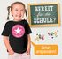 Kinder Mädchen T-Shirt Schulanfang mit Name personalisiert Schulkind 2025 Schriftzug mit Stern und Wunschname SpecialMe®preview