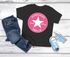 Kinder Mädchen T-Shirt Schulanfang mit Name personalisiert Schulkind 2025 Schriftzug mit Stern und Wunschname SpecialMe®preview