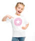 Kinder Mädchen T-Shirt Schulanfang mit Name personalisiert Schulkind 2026 Schriftzug mit Stern und Wunschname SpecialMe®preview