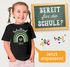 Kinder Mädchen T-Shirt Schulanfang Regenbogen Herz mit Wunschname personalisiert Geschenk Schulkind 2025 SpecialMe®preview