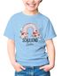 Kinder Mädchen T-Shirt Schulanfang Schulkind personalisiert Wunschname Regenbogen Blumen SpecialMe®preview