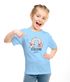 Kinder Mädchen T-Shirt Schulanfang Schulkind personalisiert Wunschname Regenbogen Blumen SpecialMe®preview