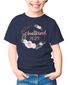 Kinder Mädchen T-Shirt Schulanfang Schulkind Rosenblüten Blumen personalisiert Einschulung 2025sjahr anpassbar SpecialMe®preview