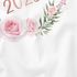 Kinder Mädchen T-Shirt Schulanfang Schulkind Rosenblüten Blumen personalisiert Einschulung 2025sjahr anpassbar SpecialMe®preview