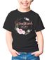 Kinder Mädchen T-Shirt Schulanfang Schulkind Rosenblüten Blumen personalisiert Einschulungsjahr anpassbar SpecialMe®preview