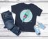 Kinder Mädchen T-Shirt Schulanfang Schultüte-Grafik mit Name personalisiert Schriftzug Endlich Schulkind 2025 SpecialMe®preview